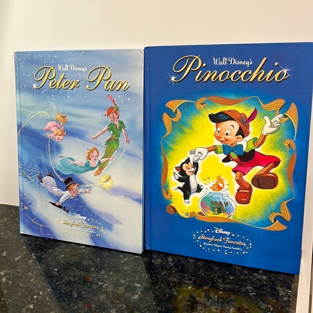 Walt Disney’s Pinocchio & Peter Pan- 2 books by Storybook Favorites